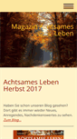 Mobile Screenshot of achtsames-leben.org